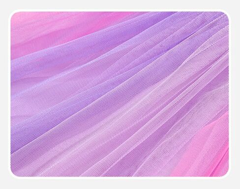 LitBud Tulle Dress for Girls Birthday Outfit Party Dresses Toddler Short Sleeve Causal Summer Tutu Skirts for 1-8 Years in Saudi Arabia