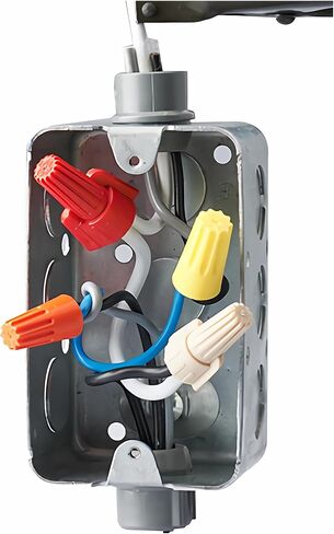 صواميل موصلات الأسلاك المجنحة سهلة اللف، مدرجة في قائمة UL 10 قطع موصلات كهربائية بغطاء سلك أحمر مجموعة موصلات كهربائية مثبتة 18-8 AWG لتوصيل الأسلاك الكهربائية in Kuwait