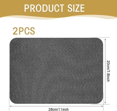 2pcs Iron On Patches for Clothes Jeans Beige Canvas Fabric Linen Adhesive Patch Repair Kit Repair Tape Vinyl Patch Kit for Sofa Tent Trampoline Boat Seats Car Upholstery Carpet Patio Chair Decor DIY in Saudi Arabia