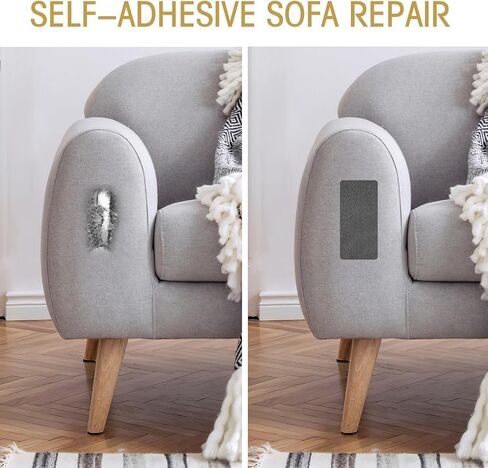 2pcs Iron On Patches for Clothes Jeans Beige Canvas Fabric Linen Adhesive Patch Repair Kit Repair Tape Vinyl Patch Kit for Sofa Tent Trampoline Boat Seats Car Upholstery Carpet Patio Chair Decor DIY in Saudi Arabia