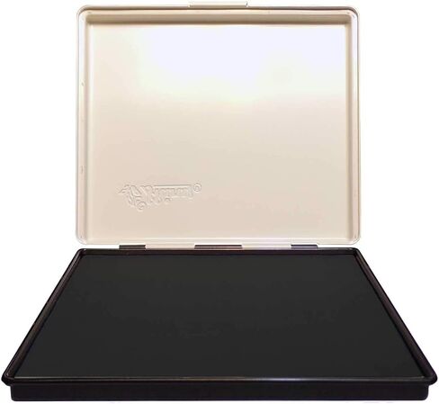 وسادة حبر صناعية كبيرة جدًا مقاس 17.78 سم × 20.32 سم، باللون الأسود in Kuwait