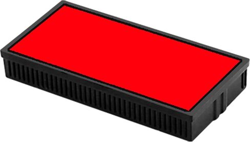 Self Inking Rubber Stamp Ink-Pads-Replacement for Bertiveny Self Inking Stamps,Red Replacement Ink-Pads Small Size 9/16" x 1-1/2",Red Ink(One Piece) in Kuwait