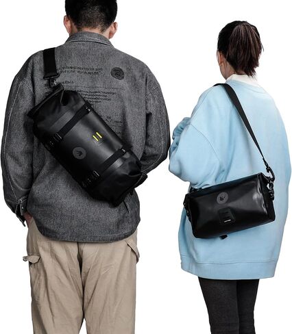 Rhinowalk 2PC Bike Handlebar Bag Set Waterproof Bicycle Front Tube Bag Large Capacity Storage Bag Shoulder Bag in Saudi Arabia