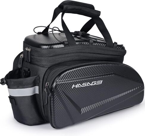 حقيبة الدراجة، حقيبة الدراجة، حقيبة رف الدراجة، سعة 35 لتر، مقاومة للماء، حقيبة سفر لتخزين صندوق الدراجة للرف الخلفي in Kuwait