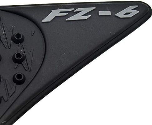 KYN for Yamaha FZ6 FZ6N 2006 2007 2008 2009 2010 دراجة نارية شفافة 3M وسادة خزان الغاز ملصقات مضادة للانزلاق ملصقات جانبية لمقبض غاز الوقود (أسود) in Kuwait