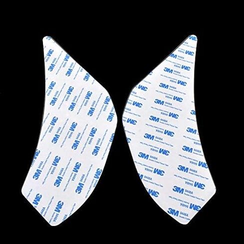 KYN for Yamaha FZ6 FZ6N 2006 2007 2008 2009 2010 دراجة نارية شفافة 3M وسادة خزان الغاز ملصقات مضادة للانزلاق ملصقات جانبية لمقبض غاز الوقود (أسود) in Kuwait