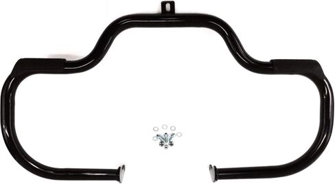 قضبان حماية المحرك للشوارب السريعة، قضبان التصادم لدراجة Harley Davidson Heritage Softail FatBoy Springer Classic Deluxe Fat Boy S القابلة للتحويل CVO Cross Bones Slim Years 2000-2017 مساند القدم RF أسود 49440-10 in Kuwait