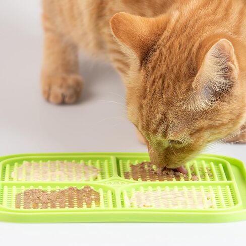 بساط لعق الحيوانات الأليفة من هايبر بت للكلاب والقطط - بساط علاج تفاعلي للكلاب من آي كيو يساعد على تقليل قلق الحيوانات الأليفة ومللها in Kuwait