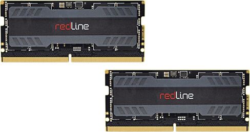 كمبيوتر محمول Mushkin Redline - ذاكرة وصول عشوائي للكمبيوتر المحمول للألعاب DDR5 - مجموعة ذاكرة SODIMM - ذاكرة الوصول العشوائي 260 دبوس 1.2 فولت - قناة مزدوجة - جهد منخفض - (MRA5S) (5600 ميجا هرتز (PC5-44800)، 32 جيجابايت (2 × 16 جيجابايت)) MRA5S560LKKD16 in Kuwait