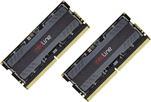 كمبيوتر محمول Mushkin Redline - ذاكرة وصول عشوائي للكمبيوتر المحمول للألعاب DDR5 - مجموعة ذاكرة SODIMM - ذاكرة الوصول العشوائي 260 دبوس 1.2 فولت - قناة مزدوجة - جهد منخفض - (MRA5S) (5600 ميجا هرتز (PC5-44800)، 32 جيجابايت (2 × 16 جيجابايت)) MRA5S560LKKD16 in Kuwait