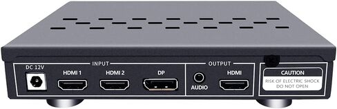 صندوق دوار للفيديو من ISEEVY مع مدخلات HDMI DP يدعم تدوير الصورة 90 أو 270 درجة لعرض صورة الشاشة العمودية in Kuwait