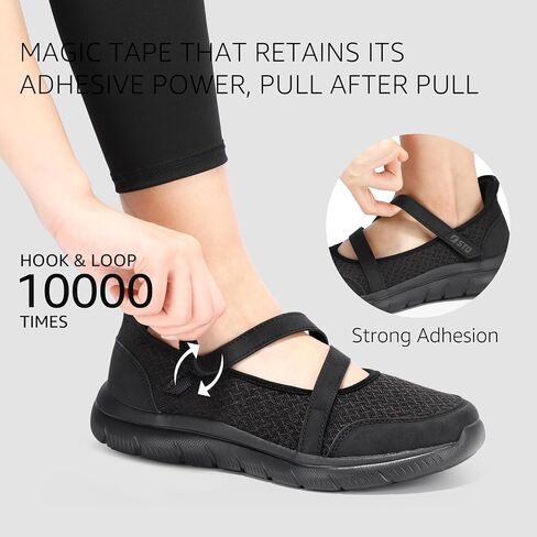STQ Slip ins Hands Free Womens Walking Shoes Adjustable Mary Jane Shoes in Saudi Arabia