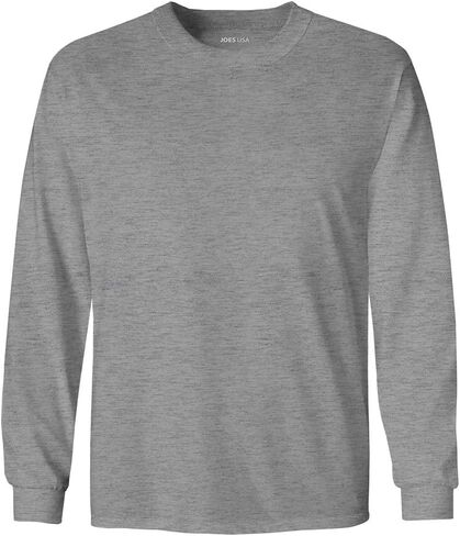 Joe's USA Youth Long Sleeve Core Cotton Tee - Youth XS-XL in Saudi Arabia