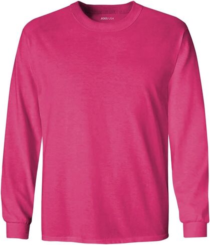 Joe's USA Youth Long Sleeve Core Cotton Tee - Youth XS-XL in Saudi Arabia