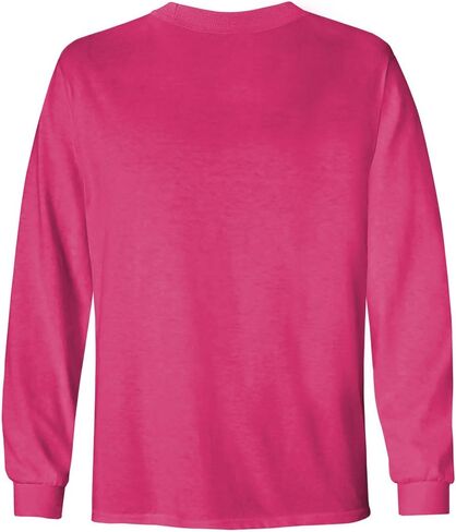 Joe's USA Youth Long Sleeve Core Cotton Tee - Youth XS-XL in Saudi Arabia