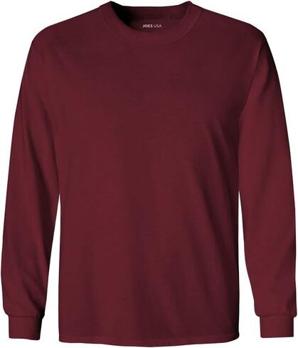 Joe's USA Youth Long Sleeve Core Cotton Tee - Youth XS-XL in Saudi Arabia