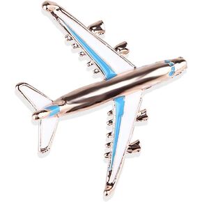 Flying Airplane Enamel Brooch Pin for Women Girls Plane Aircraft Lapel Pins Sweater Dress Suit Badges Clothes Accessories Brooches Pins Fashion Jewelry Gifts for Flight Crew Aviator Lover in Saudi Arabia
