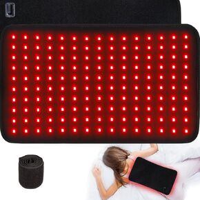 Infrared Red Light Therapy Device for Shoulder Back Hands Muscle Pain Relief Home Use 660nm 850nm Near Infrared Light Heating Therapy Wrap Pad Red Light Therapy Gift for Women Men in Kuwait