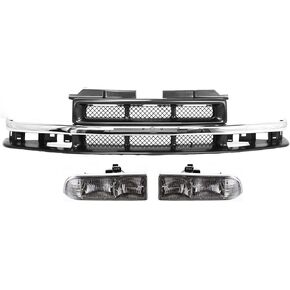 Garage-Pro Grille Assembly KIT Compatible with Chevrolet S10 1998-2004, Blazer Paintable in Kuwait