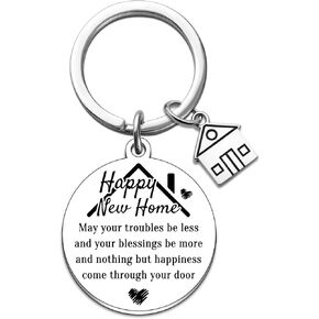 New Home Keychain House Warming Gifts New Home Housewarming Gift Ideas First Homes Gifts for Couple Homeowners Friends Apartment Owners House Stuff Keyring in Kuwait