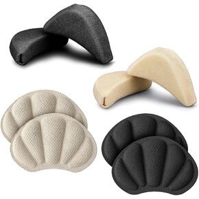 8 Pcs Shoe Filler & Heel Pad Set for Too Big Shoes Inserts to Make Shoes Smaller Shoe Filler Heel Cushion Toe Inserts for LooseShoes for Men Women Heels Sneaker Pain Relief Comfort in Kuwait