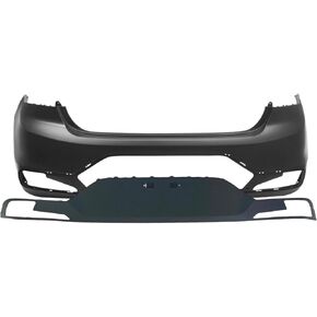 FitParts Compatible with Rear Bumper Covers Kit 2019-2020 Hyundai Elantra Eco GLS SE SEL W/O Park Assist Holes HY1100235 HY1195125, 86611F3500 86612F3500 in Kuwait