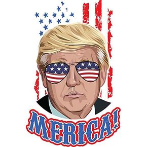 ملصق حائط للكمبيوتر المحمول دونالد ترامب أمريكا من الفينيل مقاس 5 بوصات in Kuwait