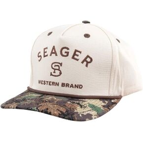 Cream/Camo Branded Snapback in Saudi Arabia