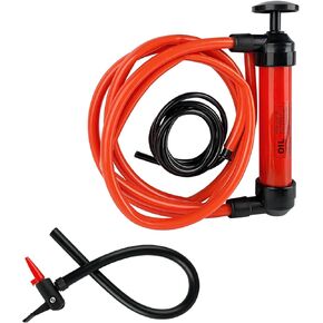 ZUFECY Multi-Function Siphon Pump Kit - Hand-Operated Fuel Transfer Pump with 39.4Inch Hose, for Gasoline, Oil, Water, Air & Inflation, Car and Home Emergency Use​ in Kuwait