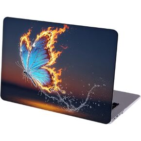 متوافق مع جهاز MacBook Air مقاس 15.3 بوصة، حافظة صلبة مع غطاء لوحة مفاتيح وواقي شاشة (A2941، M2 Chip / A3114، M3 Chip / A3241، M4 Chip، إصدار 2023-2025) - الفراشات MC22828 in Kuwait
