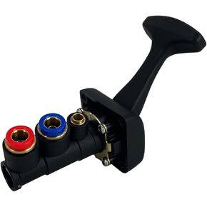 Heavy-Duty Trailer Brake Control Valve Replacement 26503-1 GTD-26503-1 Compatible with Freightliner GT Development, 3-Way Configuration, 2 of 3/8" Push-In Ports, 1 of 1/4" Push-In in Kuwait