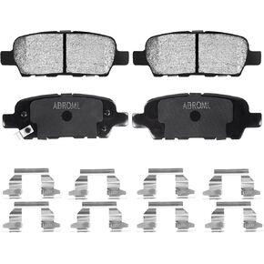 مجموعة وسادات فرامل قرص السيراميك الفاخرة الخلفية تناسب نيسان ألتيما باثفايندر روج سينترا 350Z 370Z مورانو ماكسيما كويست جوك، لإنفينيتي EX/FX/G/M 35/37/45، لـ Q50 QX60 QSeries 2002-2020، 4 قطع in Kuwait