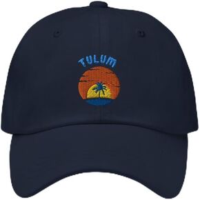 Tulum Hat Embroidered Beachy Mexico Vacaton Souvenir Gift in Kuwait