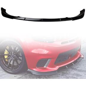 مصد الشفاه الأمامي متوافق مع جيب جراند شيروكي SRT Trackhawk 2014-2021 طقم سبويلر رياضي للجسم Air Dam Chin أسود لامع 3 قطع in Kuwait