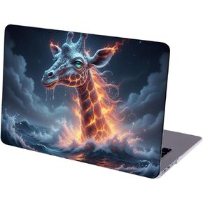 متوافق مع جهاز MacBook Air مقاس 15.3 بوصة، حافظة صلبة مع غطاء لوحة مفاتيح وواقي شاشة (A2941، M2 Chip / A3114، M3 Chip / A3241، M4 Chip، إصدار 2023-2025) - الزرافات MC22445 in Kuwait