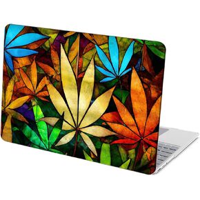 Compatible with Surface Laptop 5/4/3 13.5 inch, Hard Shell Case with Keyboard Cover and Screen Protector (Models:1951&1868, 2022 2021 2019 Release) - Weed Pattern MC23421 in Saudi Arabia