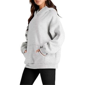 FASHIONSPARK Women's Oversized Hoodie Sweatshirt - Casual Long Sleeve Pullover Hooded Tops with Pocket in Kuwait