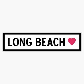 Long Beach Sticker Bumper Sticker Vinyl Decal 5" in Kuwait