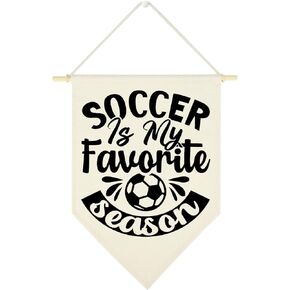 لافتة جدارية للتعليق على الحائط من القماش لديكور كرة القدم من أجل ديكور حفلات لاعب مدرب كرة القدم in Kuwait