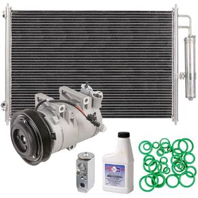مجموعة مكيف الهواء مع مكثف وضاغط تيار متردد ومجفف لسيارة Nissan Rogue 2008 2009 2010 2011 2012 - BuyAutoParts 60-82662R6 جديد in Kuwait