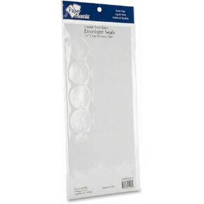 لهجات تصميم الورق لهجة أختام مغلف 1/8 "18pc ملصقات واضحة ، ملصقات الختم الزخرفية للأظرف ، مثالية لحفلات الزفاف ، الحفلات ، الدعوات in Kuwait