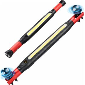 ضوء عمل LED مغناطيسي قابل لإعادة الشحن 3000LM، ضوء ميكانيكي تحت غطاء محرك السيارة لإصلاح السيارات والجراج، مصباح فحص تحت غطاء السيارة لاسلكي مع مغناطيس قوي وخطاف تعليق، ضوء مشاكل محمول in Kuwait