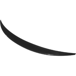 FREEMOTOR802 Rear Trunk Spoiler Deck Lid Spoiler, Fits 2008-2013 BMW E82 1-Series Coupe 2-Door, P Style Gloss Black ABS Trunk Tail Lip Wing Add-on Exterior Parts in Kuwait