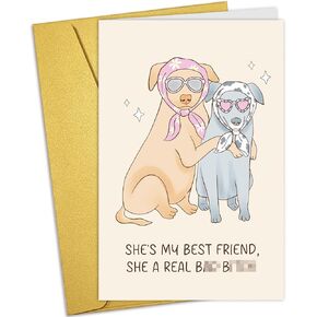 Nchigedy Funny Birthday Card for Coworker, Hilarious Coworker Birthday Card for Him Her, Happy Bday Cards for Colleague, Chance Made Us Coworkers Surviving this Mad Place Made Us Friends in Kuwait