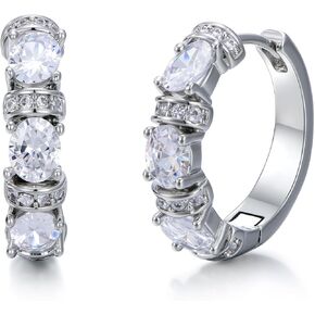 أقراط كريستال مطلية بالذهب 14 قيراط للنساء، أقراط مكتنزة خفيفة الوزن للنساء مجوهرات مضادة للحساسية هدية للأم والزوجة in Kuwait