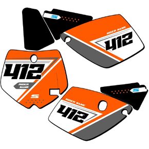 2019-2023 SX 65 SG65 Custom MX Number Plates Senge Graphics Kit Compatible with KTM in Kuwait