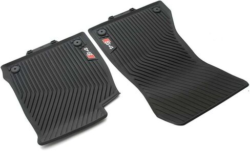 Audi S4 (B9 8W) Front All-Weather Rubber Floor Mats, 2 Pcs, Black, 8W1061221A041 in Kuwait