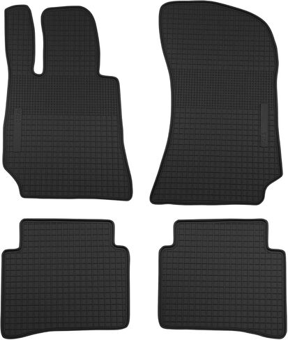 Car Floor Mats for Mercedes Benz E Class/E63 AMG/E63 AMG S(W212) 2010-2016 Full Black Rubber Floor Liners All Weather Season Protection Heavy Duty Odorless in Kuwait