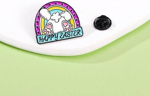Levviye Set Happy Easter Bunny Cute Rabbit Pin Badge Brooch Memorabilia Gift Decorations in Kuwait