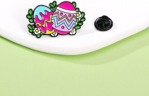 Levviye Set Happy Easter Bunny Cute Rabbit Pin Badge Brooch Memorabilia Gift Decorations in Kuwait